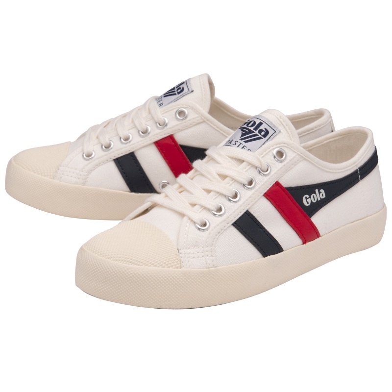 Basket Gola Vegan Classics Femme Blanche | 4731-LHEGW