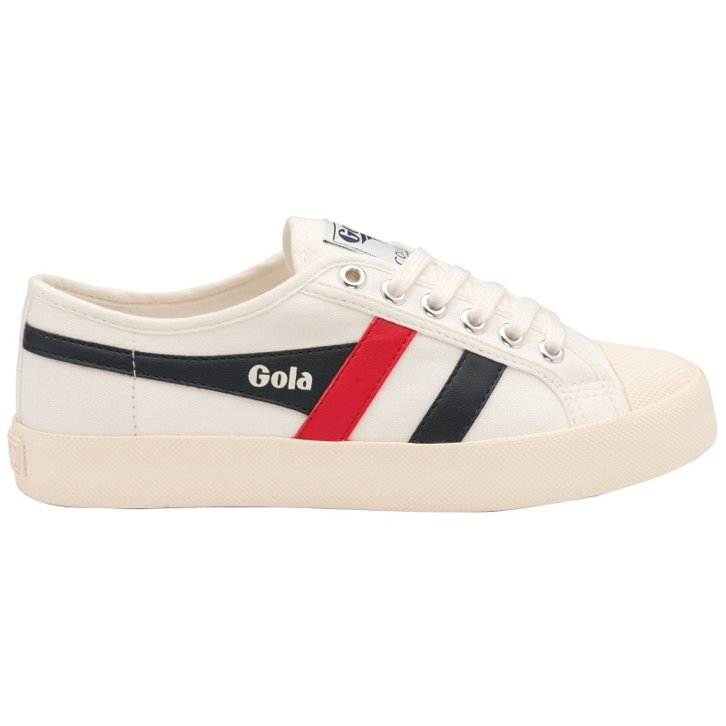 Basket Gola Vegan Classics Femme Blanche | 4731-LHEGW