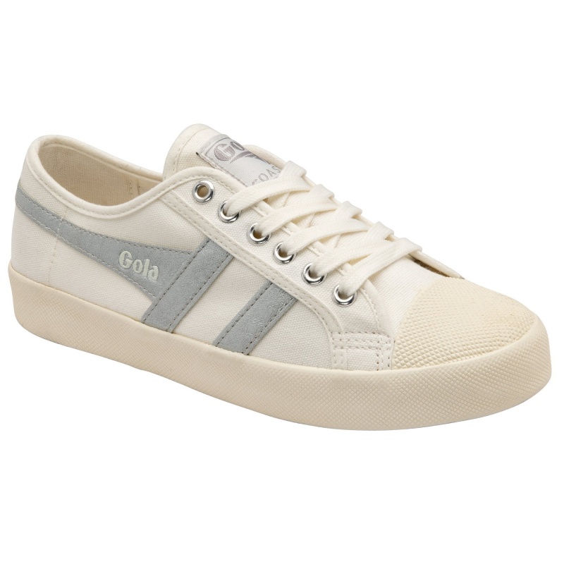 Basket Gola Vegan Classics Flame Femme Blanche | 9483-FZIQX