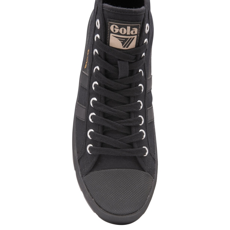 Basket Gola Vegan Classics Peak High Femme Noir | 4931-SHIRF