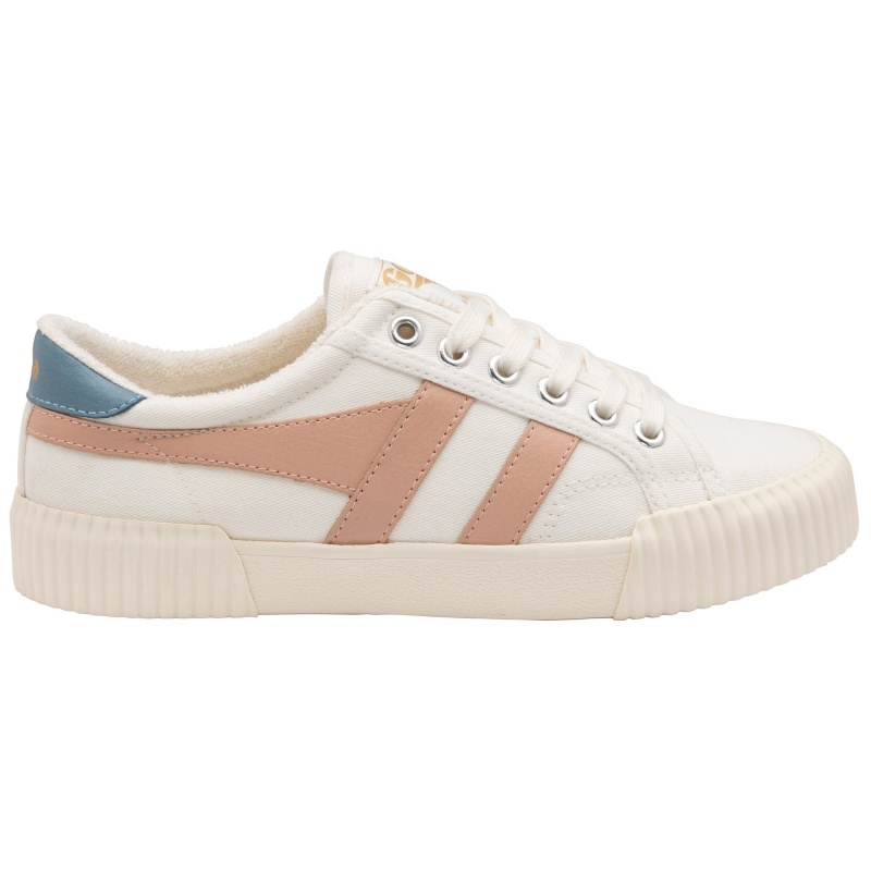 Basket Gola Vegan Classics Plimsoll Femme Blanche | 4086-AUHYZ