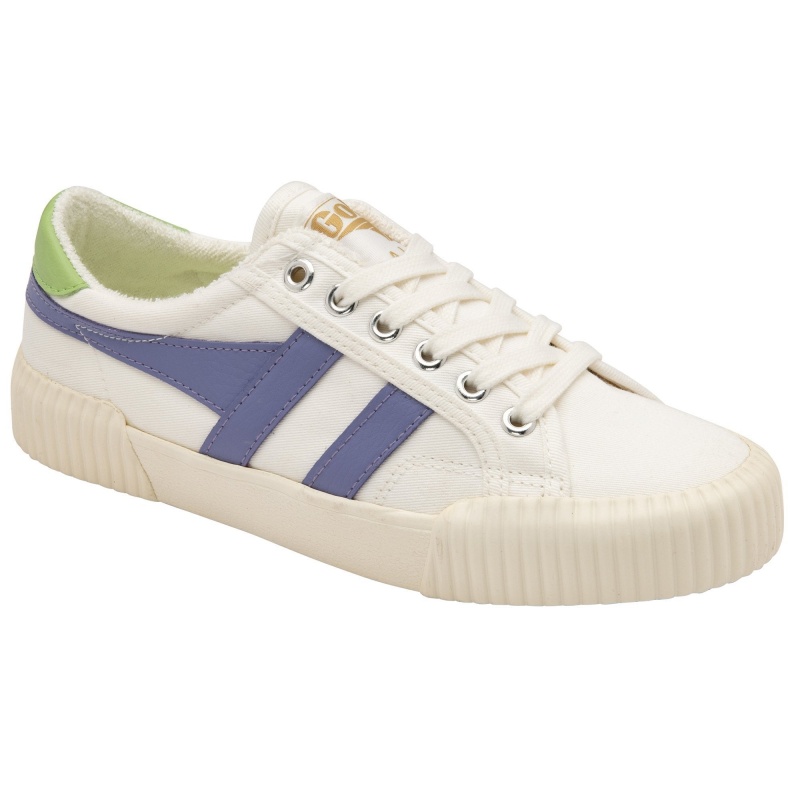 Basket Gola Vegan Classics Plimsoll Femme Blanche | 6430-BLGIE