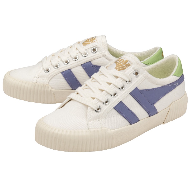 Basket Gola Vegan Classics Plimsoll Femme Blanche | 6430-BLGIE