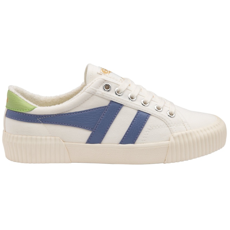 Basket Gola Vegan Classics Plimsoll Femme Blanche | 6430-BLGIE