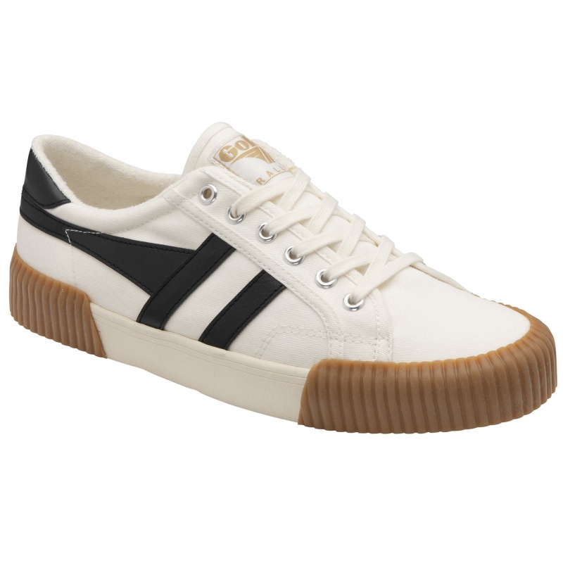 Basket Gola Vegan Classics Plimsoll Femme Blanche | 5173-SGENK