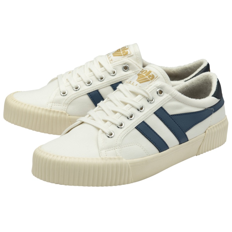 Basket Gola Vegan Classics Plimsoll Homme Blanche | 0478-HVZYX