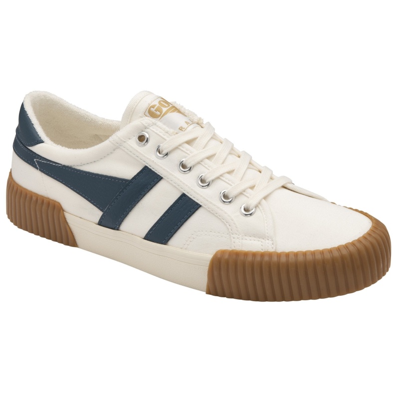 Basket Gola Vegan Classics Plimsoll Homme Blanche | 3096-OCPKM