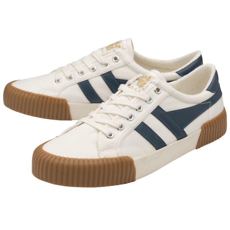 Basket Gola Vegan Classics Plimsoll Homme Blanche | 3096-OCPKM