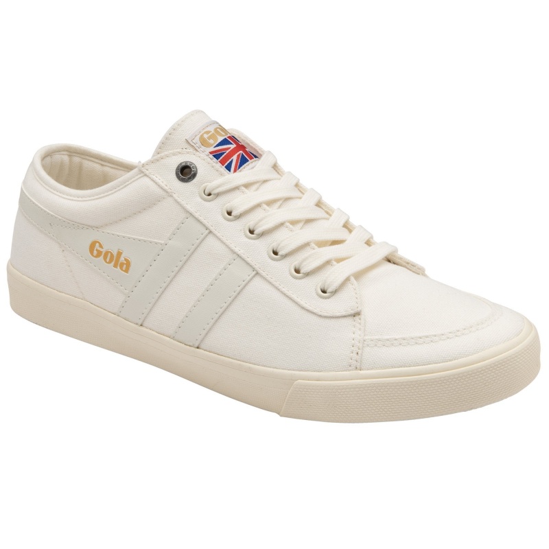 Basket Gola Vegan Classics Plimsoll Homme Blanche | 6085-TIEMF