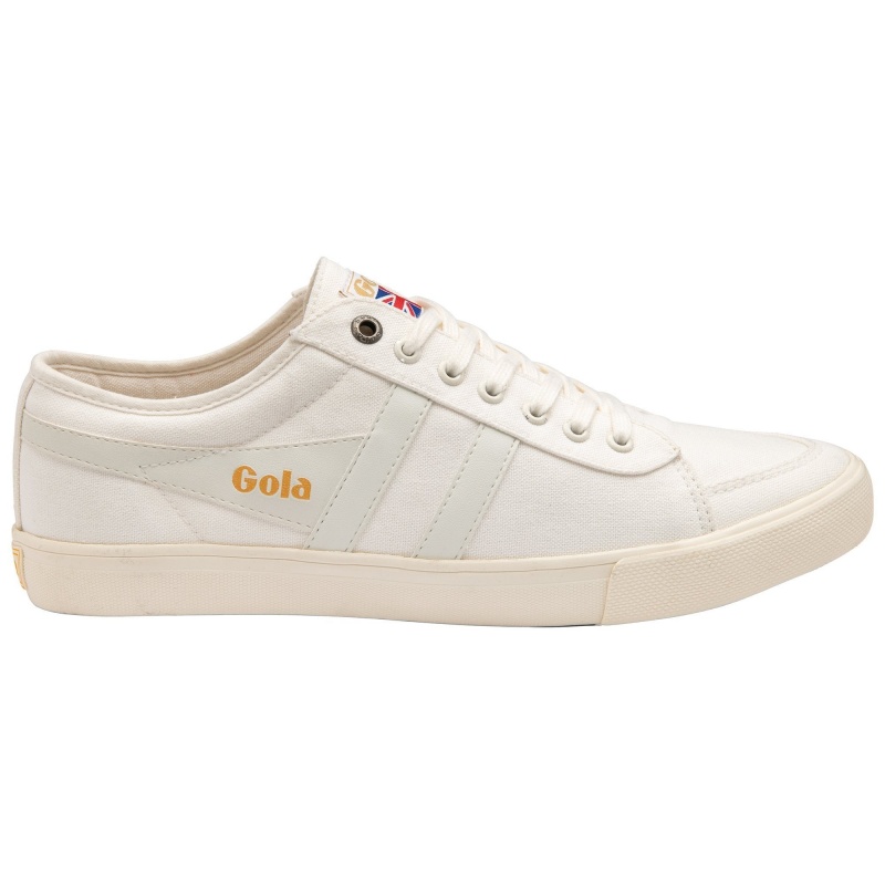 Basket Gola Vegan Classics Plimsoll Homme Blanche | 6085-TIEMF