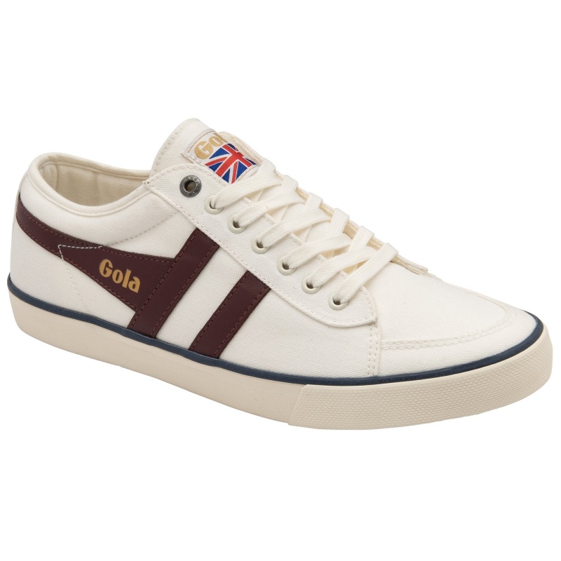 Basket Gola Vegan Classics Plimsoll Homme Blanche | 8609-OZVMW