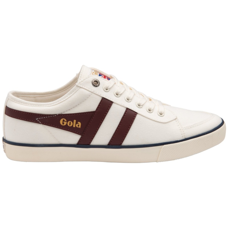 Basket Gola Vegan Classics Plimsoll Homme Blanche | 8609-OZVMW