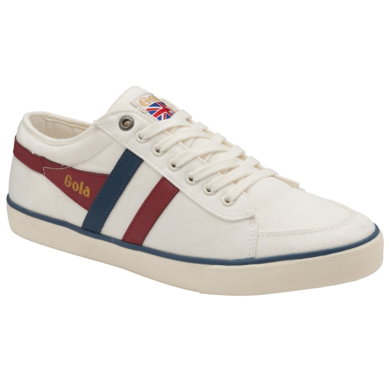 Basket Gola Vegan Classics Plimsoll Homme Blanche | 9651-TNEBX