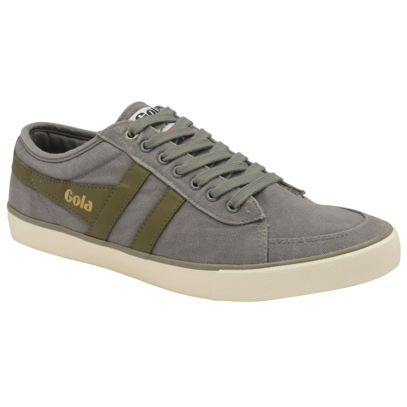 Basket Gola Vegan Classics Plimsoll Homme Grise | 1358-SQDOZ