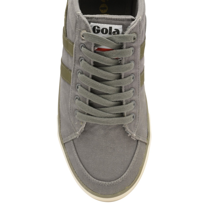 Basket Gola Vegan Classics Plimsoll Homme Grise | 1358-SQDOZ