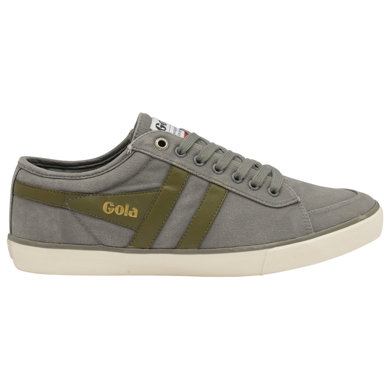 Basket Gola Vegan Classics Plimsoll Homme Grise | 1358-SQDOZ