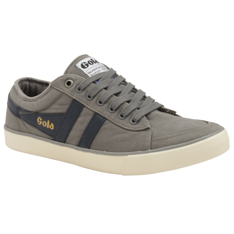 Basket Gola Vegan Classics Plimsoll Homme Grise | 4392-YDRAO