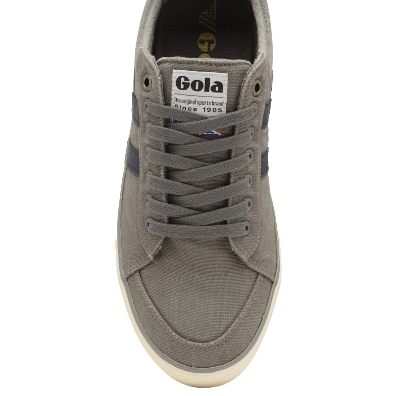 Basket Gola Vegan Classics Plimsoll Homme Grise | 4392-YDRAO