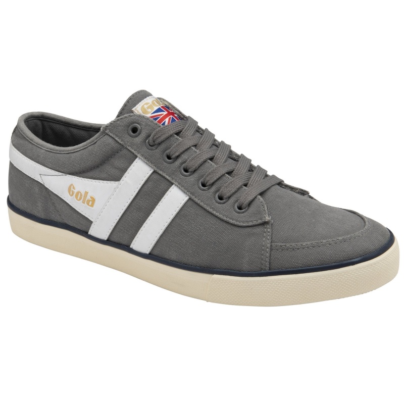 Basket Gola Vegan Classics Plimsoll Homme Grise | 3728-JCWSV