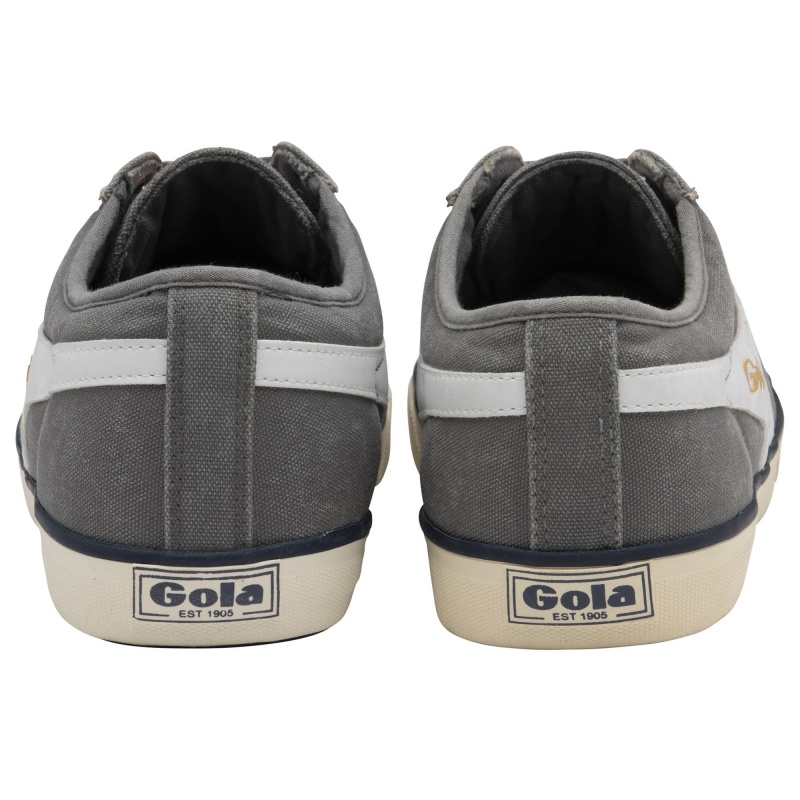 Basket Gola Vegan Classics Plimsoll Homme Grise | 3728-JCWSV