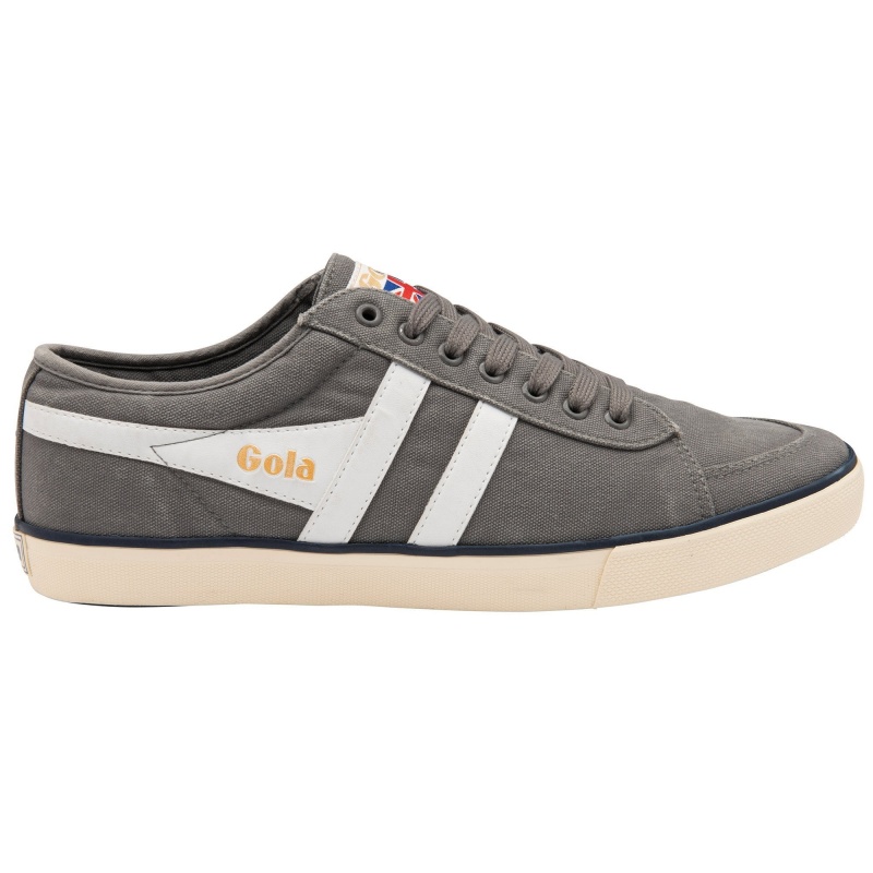 Basket Gola Vegan Classics Plimsoll Homme Grise | 3728-JCWSV