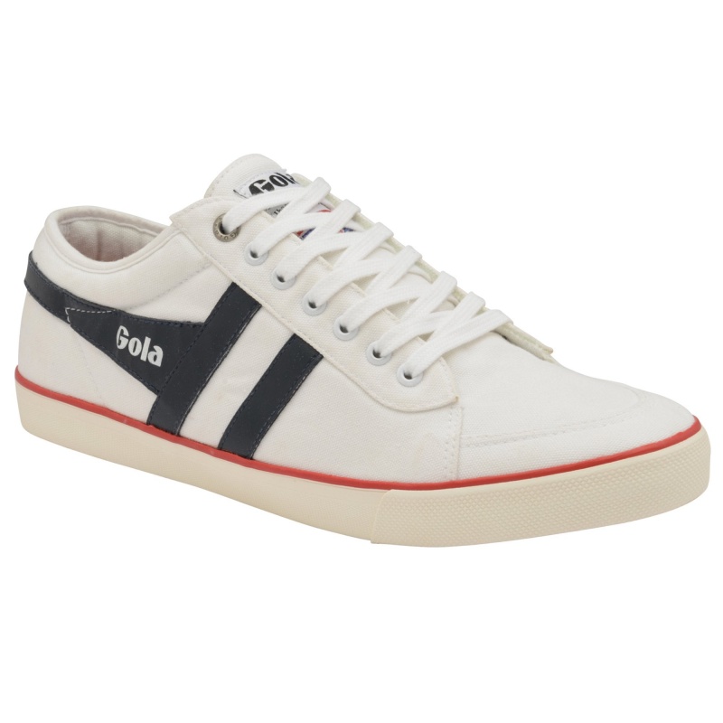 Basket Gola Vegan Classics Plimsoll Homme Blanche | 7029-HLXDU