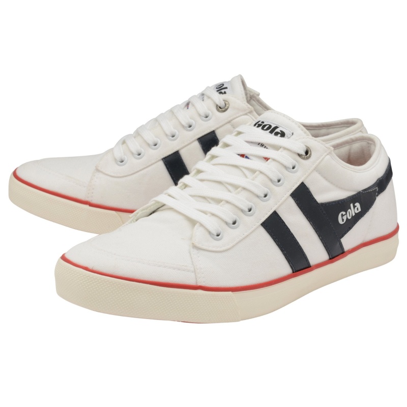 Basket Gola Vegan Classics Plimsoll Homme Blanche | 7029-HLXDU