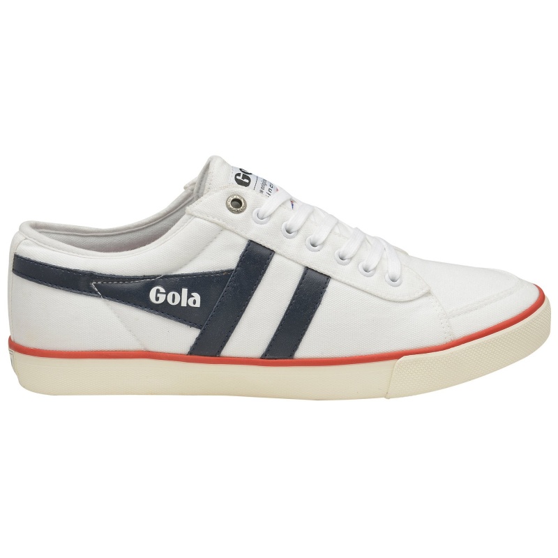 Basket Gola Vegan Classics Plimsoll Homme Blanche | 7029-HLXDU