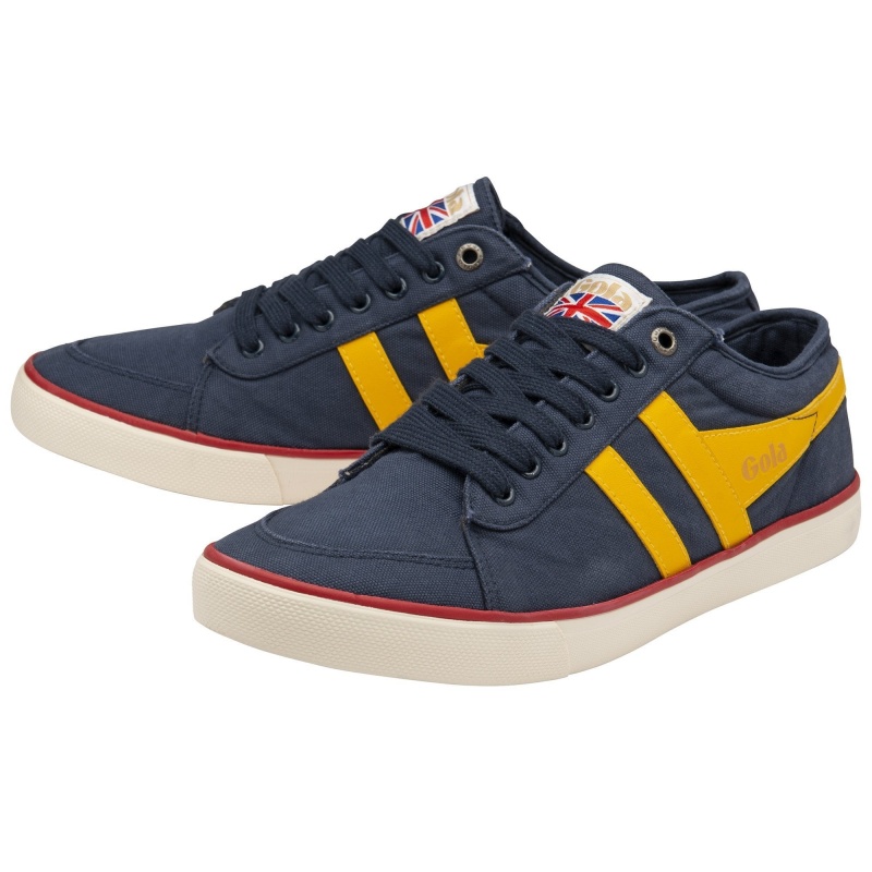 Basket Gola Vegan Classics Plimsoll Homme Bleu Marine | 9517-UJXPF