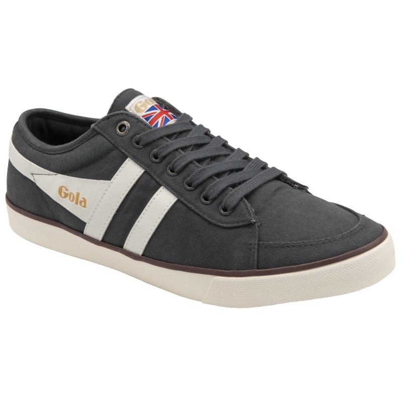 Basket Gola Vegan Classics Plimsoll Homme Blanche | 3509-HUVTS