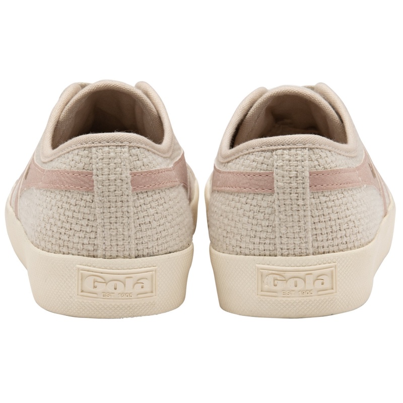 Basket Gola Vegan Classics Raffia Femme Beige | 8405-YXCGE