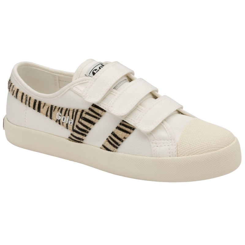 Basket Gola Vegan Classics Safari Brides Femme Blanche | 2360-YQNUV