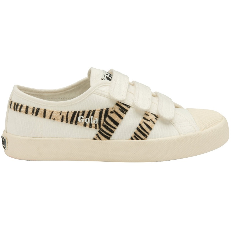 Basket Gola Vegan Classics Safari Brides Femme Blanche | 2360-YQNUV