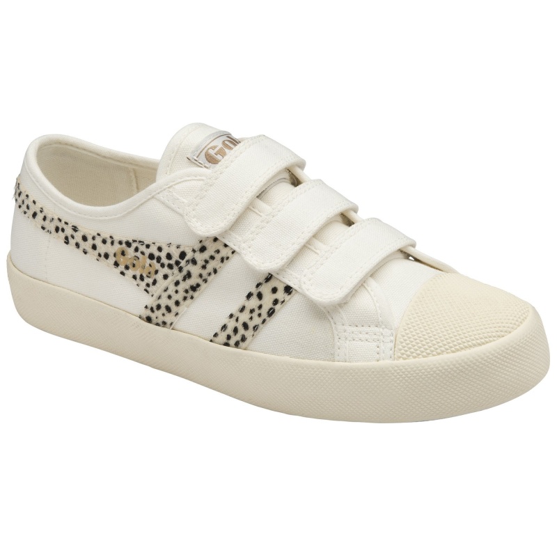 Basket Gola Vegan Classics Safari Brides Femme Blanche | 7104-VTFUO