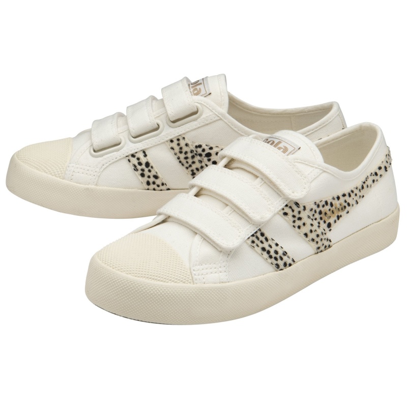 Basket Gola Vegan Classics Safari Brides Femme Blanche | 7104-VTFUO