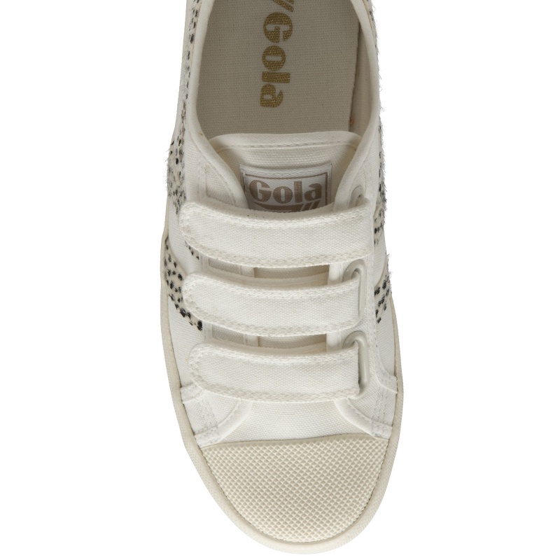 Basket Gola Vegan Classics Safari Brides Femme Blanche | 7104-VTFUO