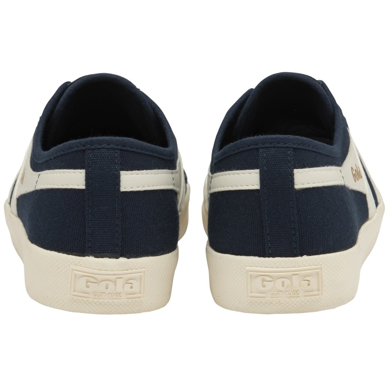 Basket Gola Vegan Classics Slip Femme Bleu Marine | 0695-HYOXR