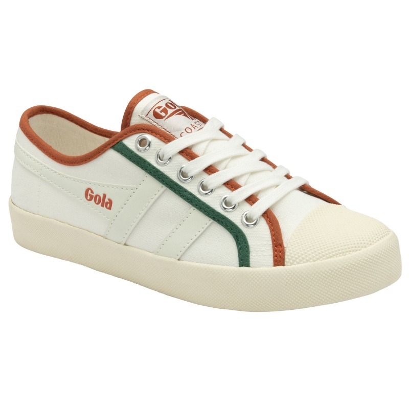 Basket Gola Vegan Classics Smash Femme Blanche | 8750-KWMGO