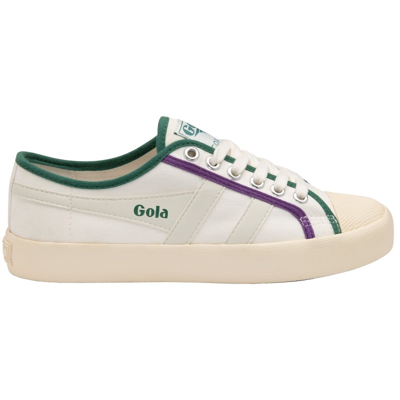 Basket Gola Vegan Classics Smash Femme Blanche | 5806-JXTWS