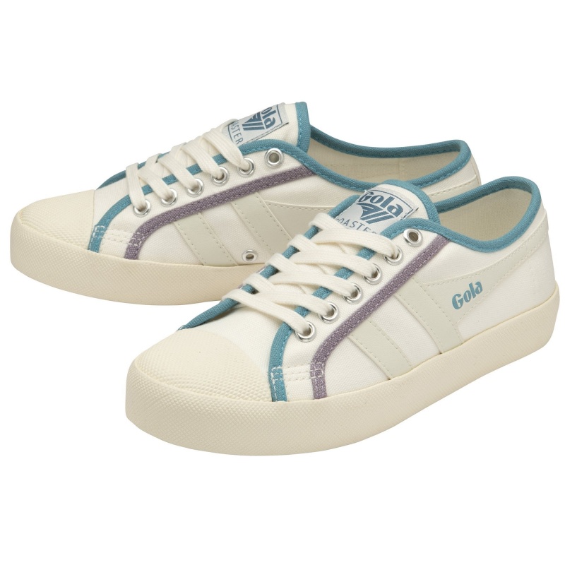 Basket Gola Vegan Classics Smash Femme Blanche | 6015-ZVPXK