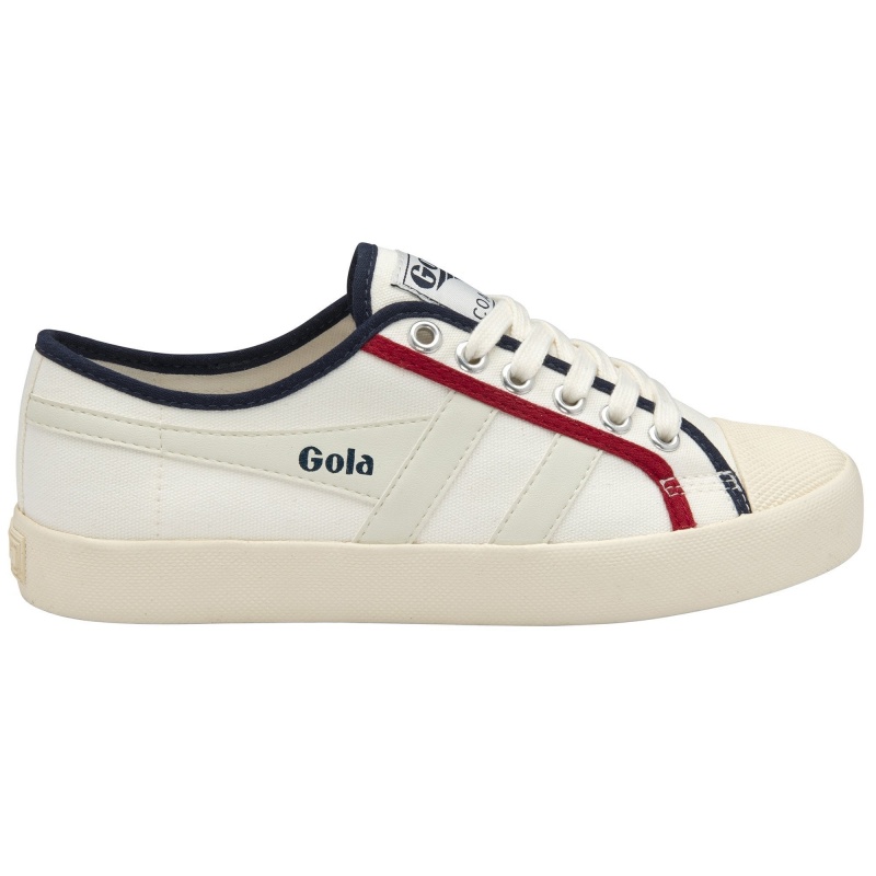 Basket Gola Vegan Classics Smash Femme Blanche | 9213-KHDXY