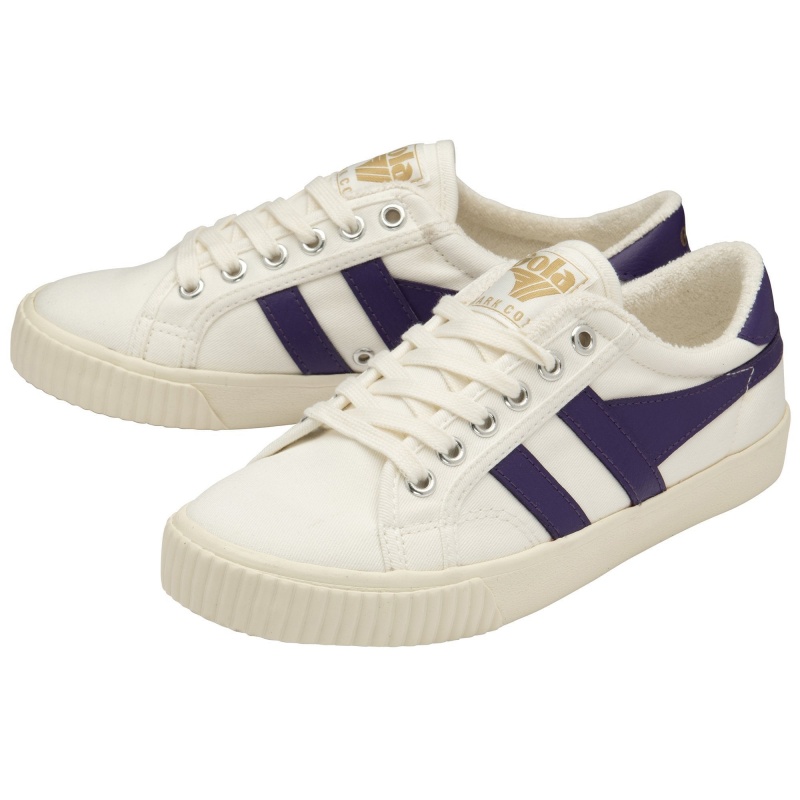 Basket Gola Vegan Classics Tennis Femme Blanche | 3156-MIZFP