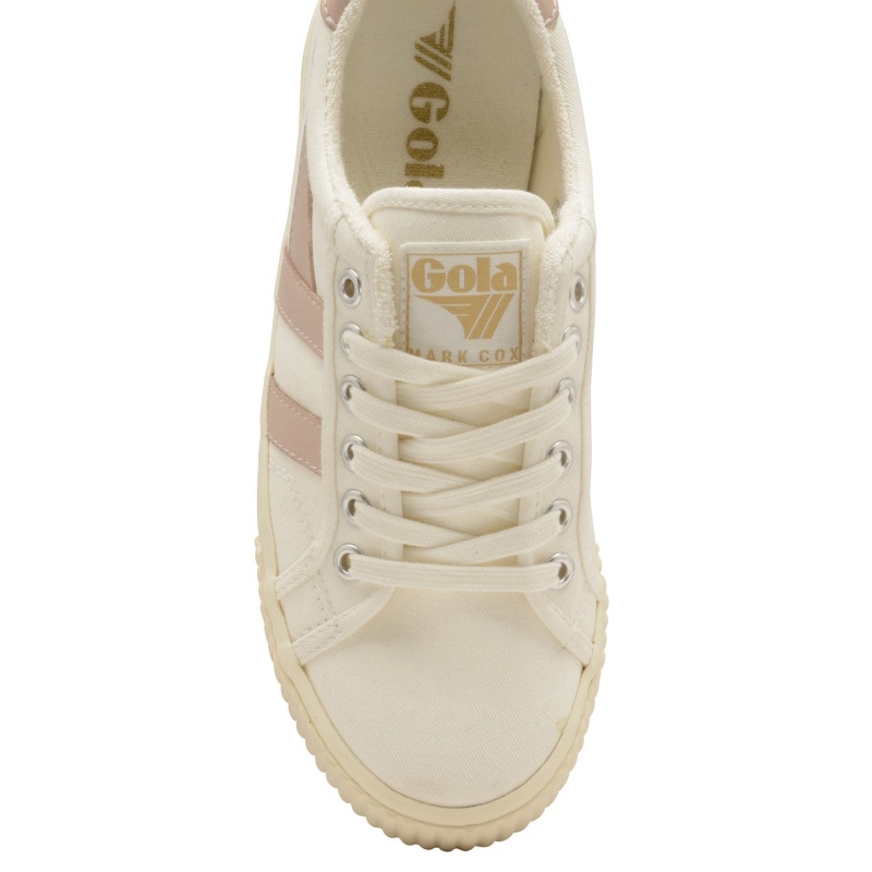 Basket Gola Vegan Classics Tennis Femme Blanche | 4379-RAOGP