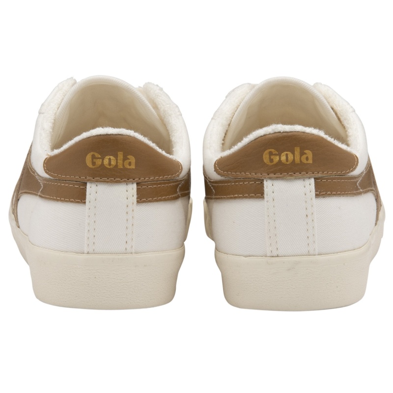 Basket Gola Vegan Classics Tennis Femme Blanche | 1740-RFQXB