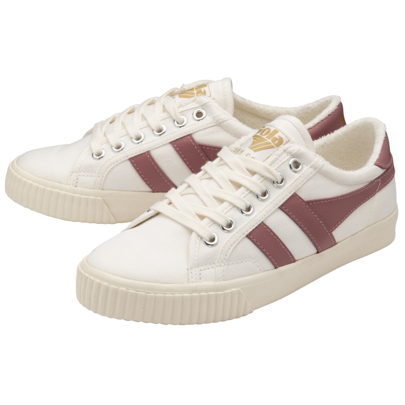 Basket Gola Vegan Classics Tennis Femme Blanche | 2703-STKFH