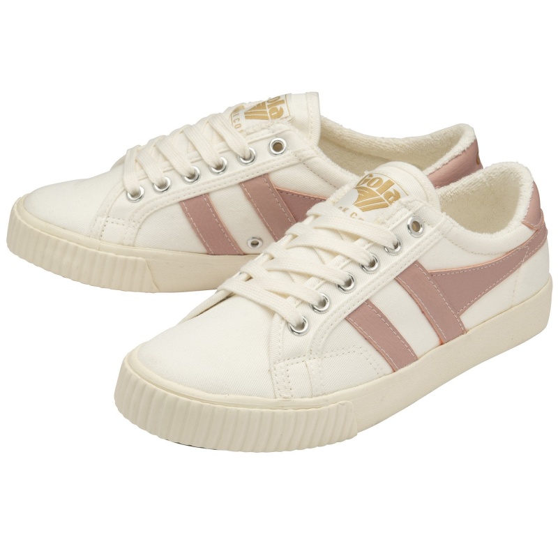 Basket Gola Vegan Classics Tennis Femme Blanche | 0451-ZDSVB