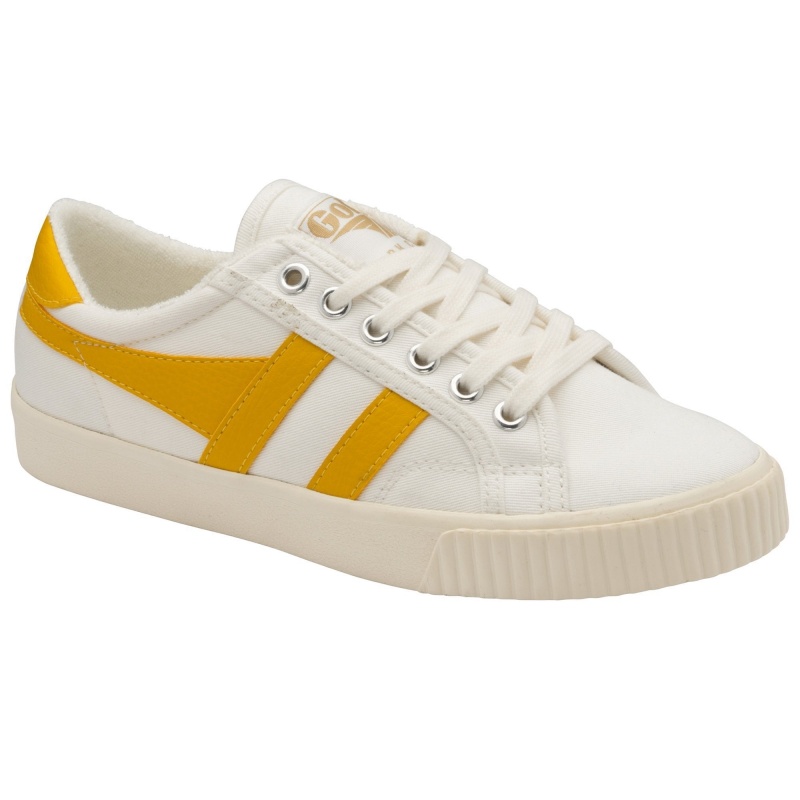 Basket Gola Vegan Classics Tennis Femme Blanche | 1094-JAUTM