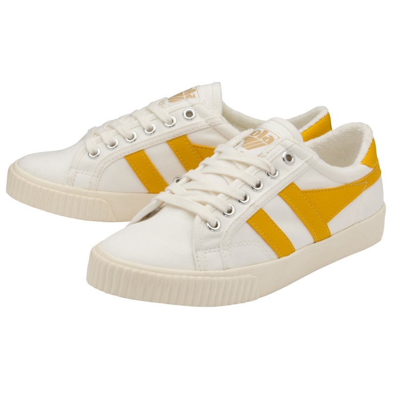 Basket Gola Vegan Classics Tennis Femme Blanche | 1094-JAUTM