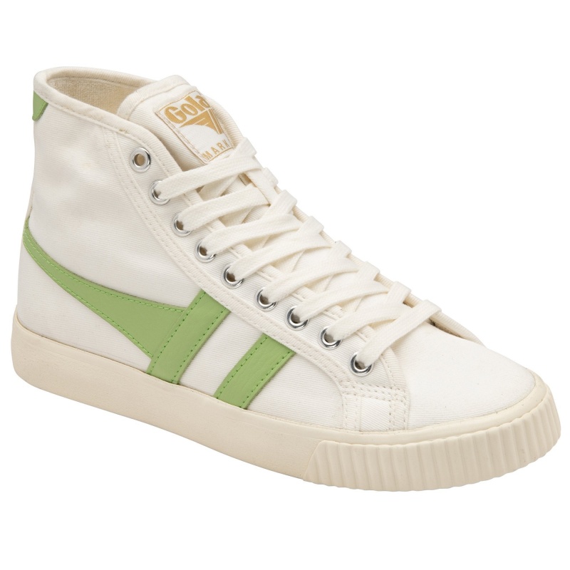 Basket Gola Vegan Classics Tennis High Femme Blanche | 8750-QNSXC