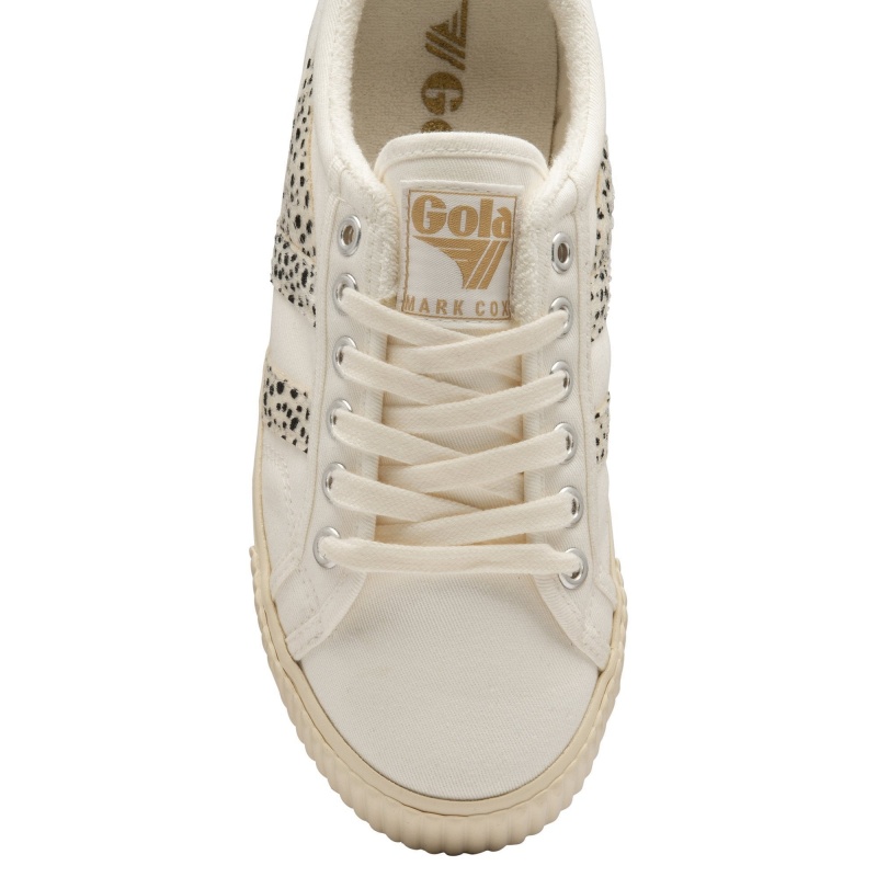 Basket Gola Vegan Classics Tennis Safari Femme Blanche | 8423-SWXBU